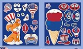 July 4 Stickers