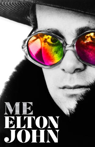 This image is the book cover of Elton John's memoir, Me. 