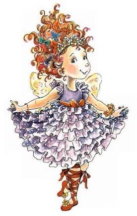 Fancy Nancy curtsying 