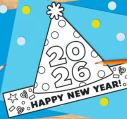New Year Hat craft