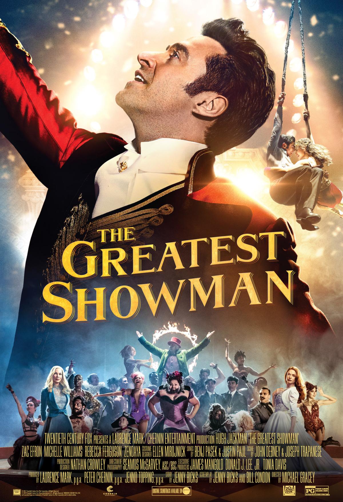 movie poster for greatest showman