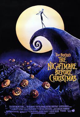 movie poster for nightmare before christmas