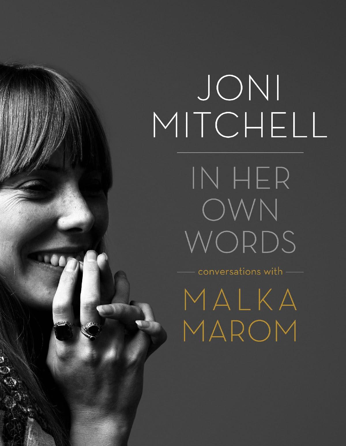 Cover of Joni Mitchell book- In her Own Words