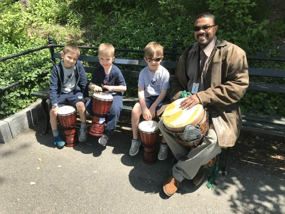 Children with drums